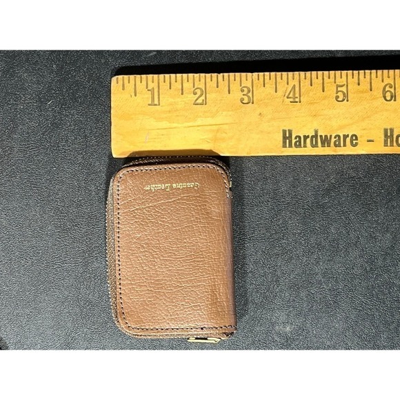 Vintage Genuine Leather Key Holder Zippered Pouch - Picture 6 of 6
